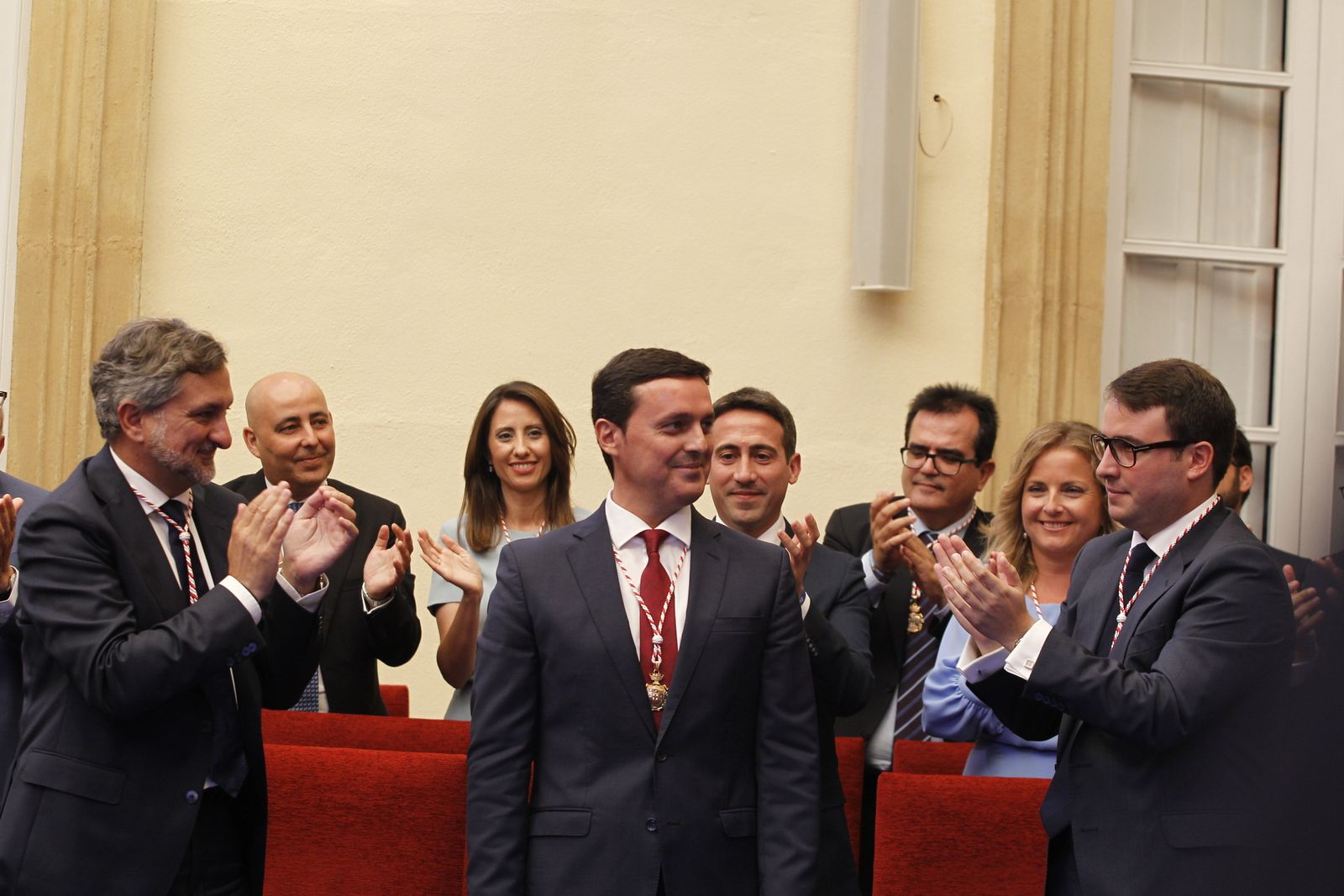 Pleno investidura Presidente Diputación de Almería. Javier Aureliano García
