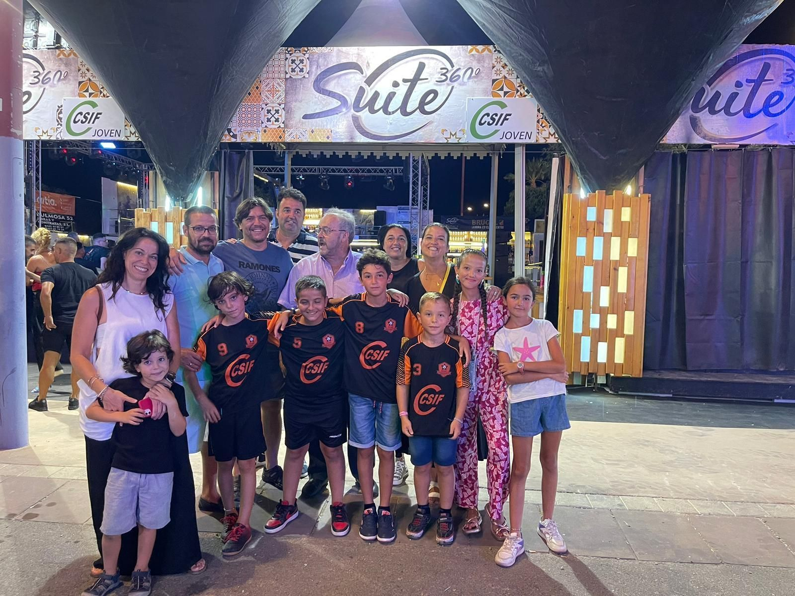 El ambiente en las casetas del CSIF en la Feria de Almería, en imágenes