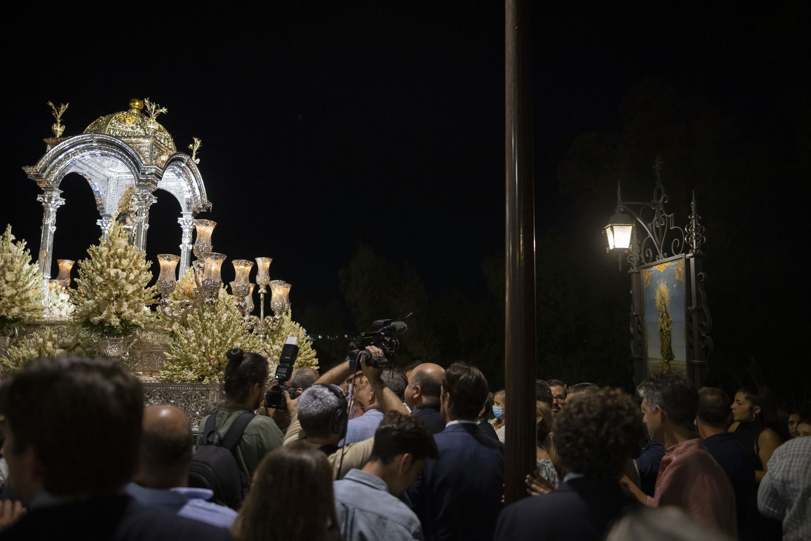 Imágenes de la recogida de la Virgen de la Cinta 2022