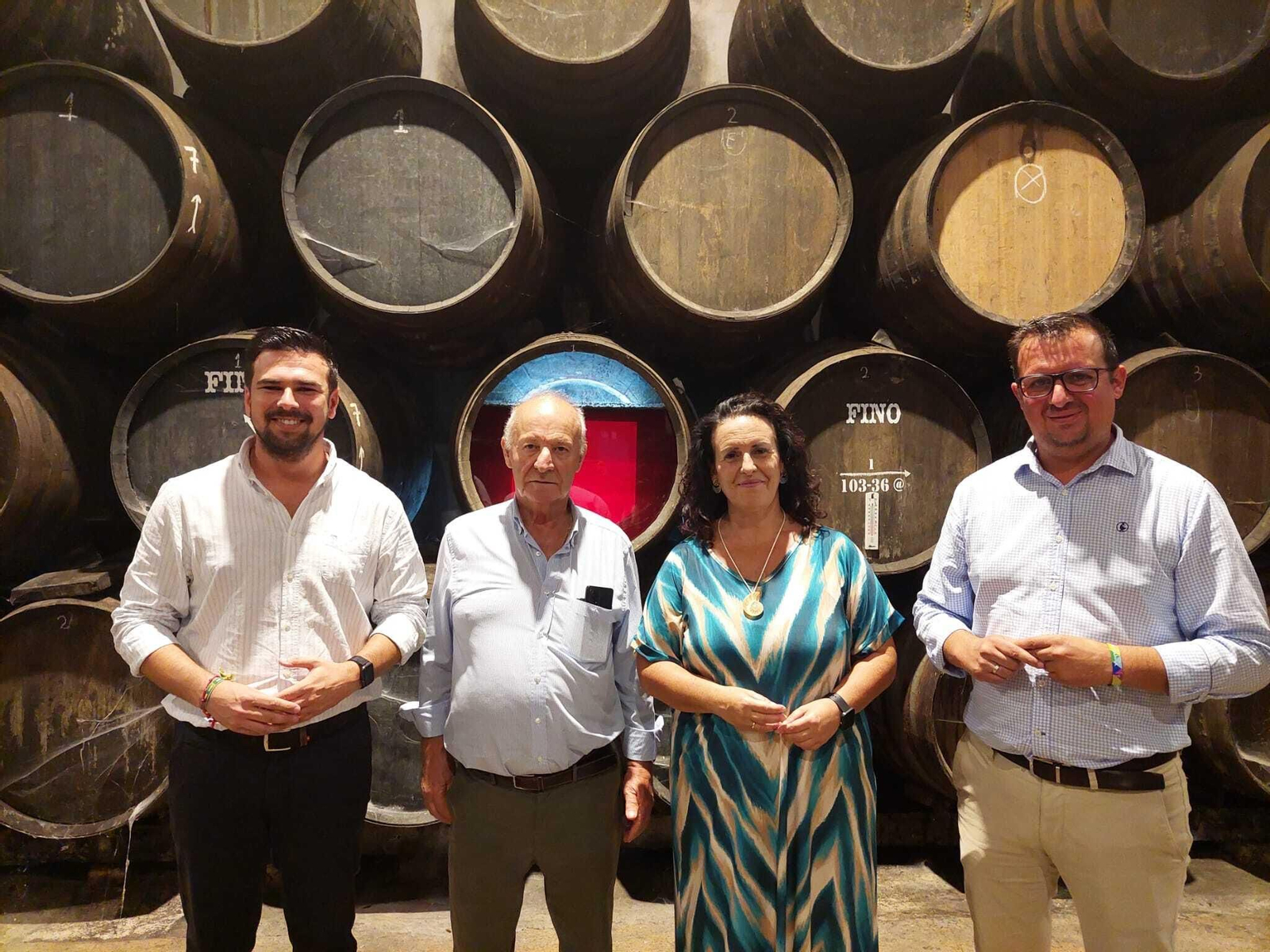 Imagen de la visita de Fran Moreno a Chiclana.