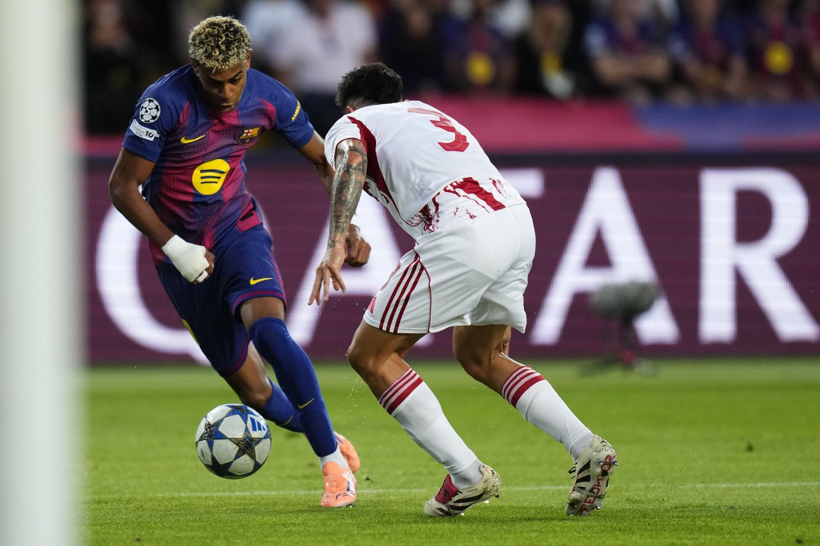 Las fotos del Barcelona-Olympiacos