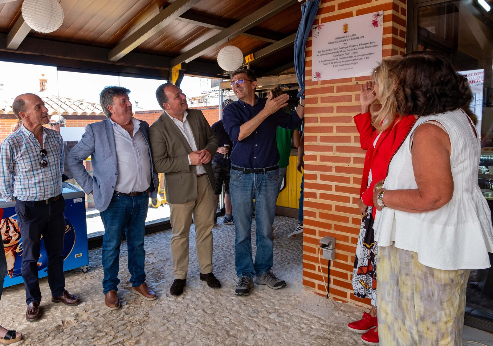 Inauguración del nuevo local de restauración en Santa Ana la Real. Inauguración del nuevo local de restauración en Santa Ana la Real.