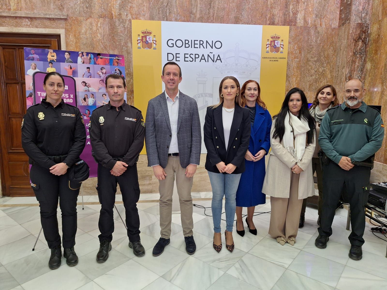 Presentación de la nueva edición de Tiktokers por la igualdad.