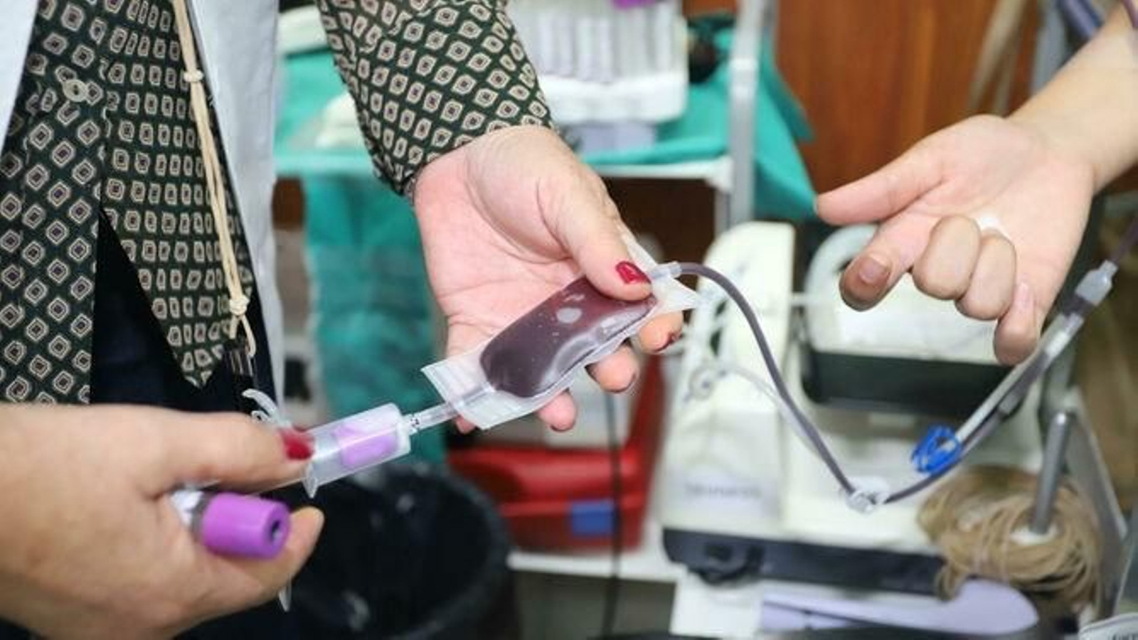 Campaña de donación de sangre en Huelva.