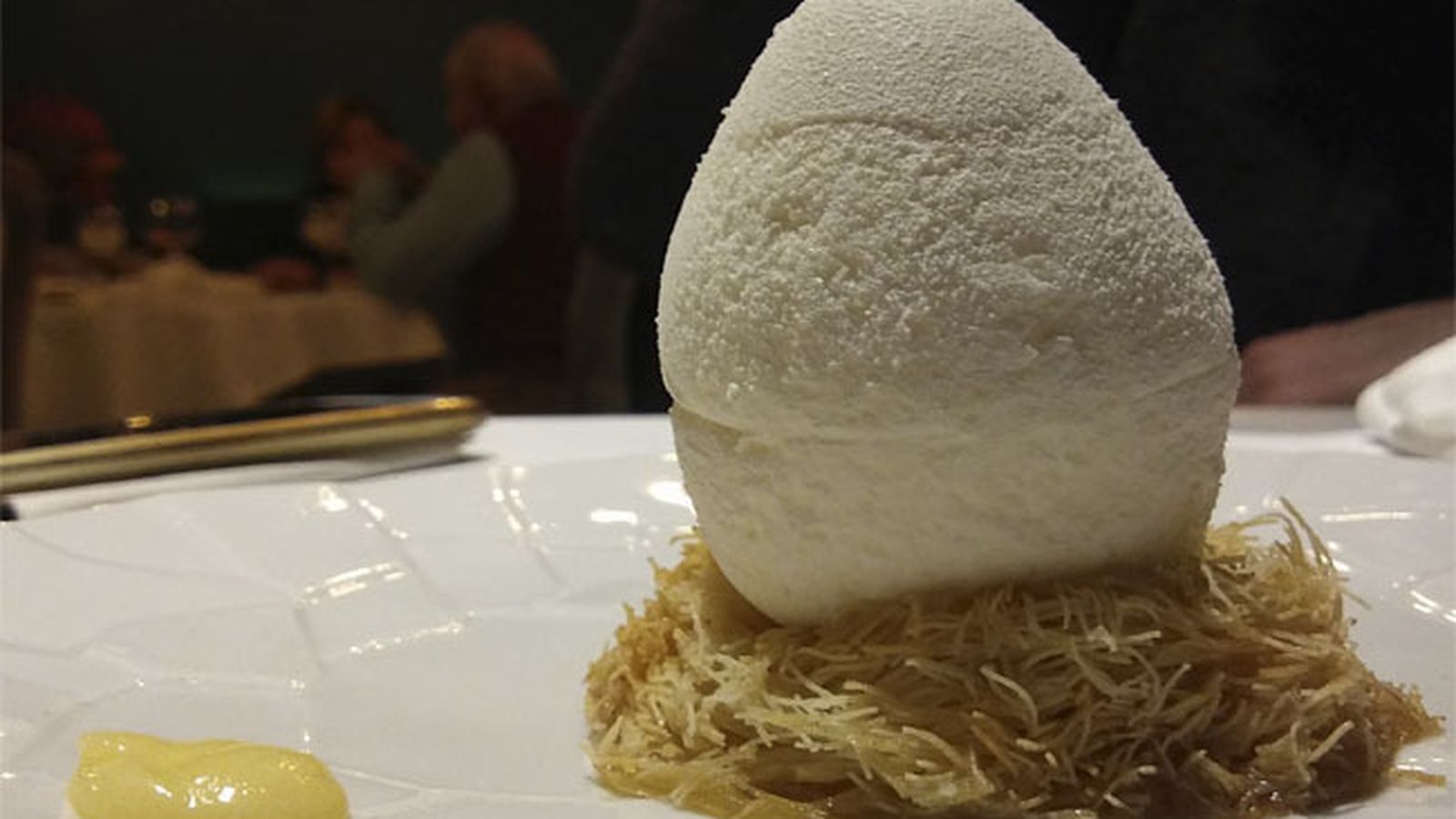 El postre que parece un huevo