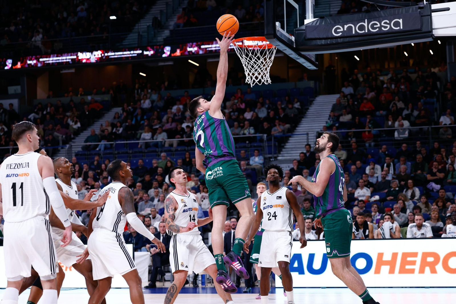 El Real Madrid-Unicaja, en fotos