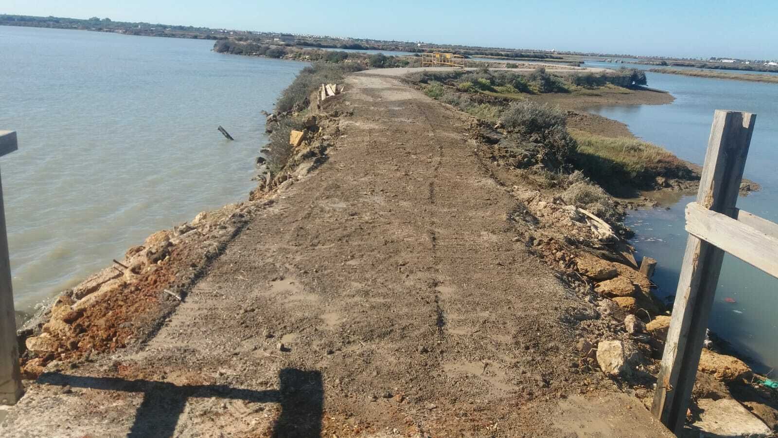 Tramo que ha sido allanado y mejorado en estos días.