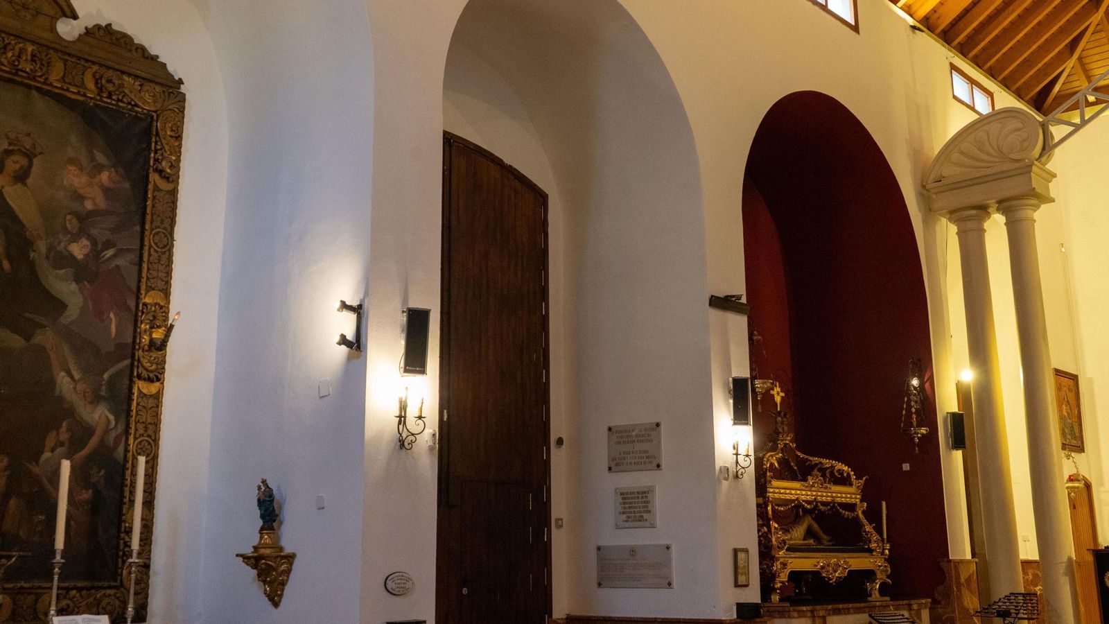 Interior de la Ermita de la Soledad