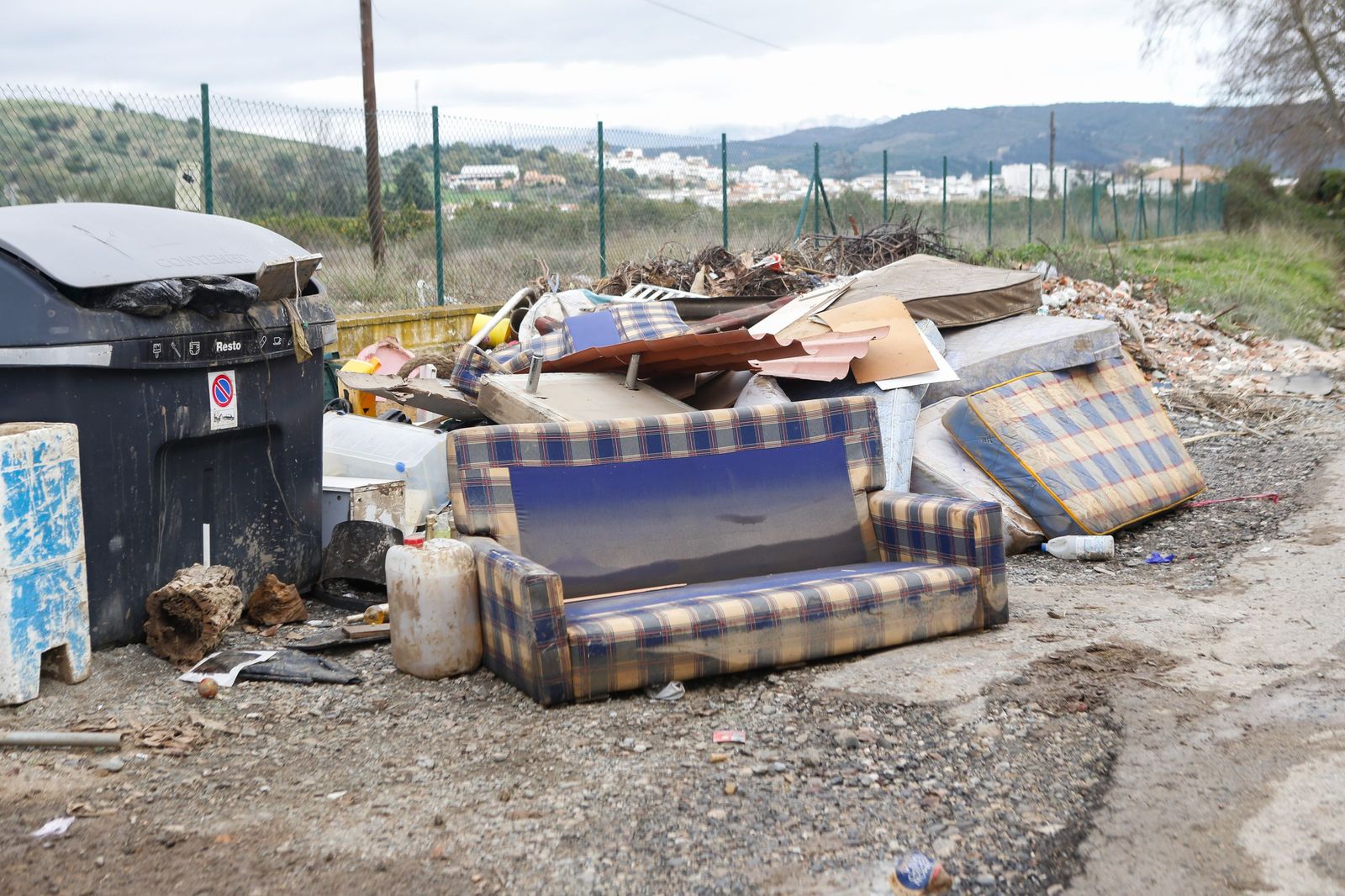 Fotos de las consecuencias de la borrasca Francis en Tesorillo y Jimena