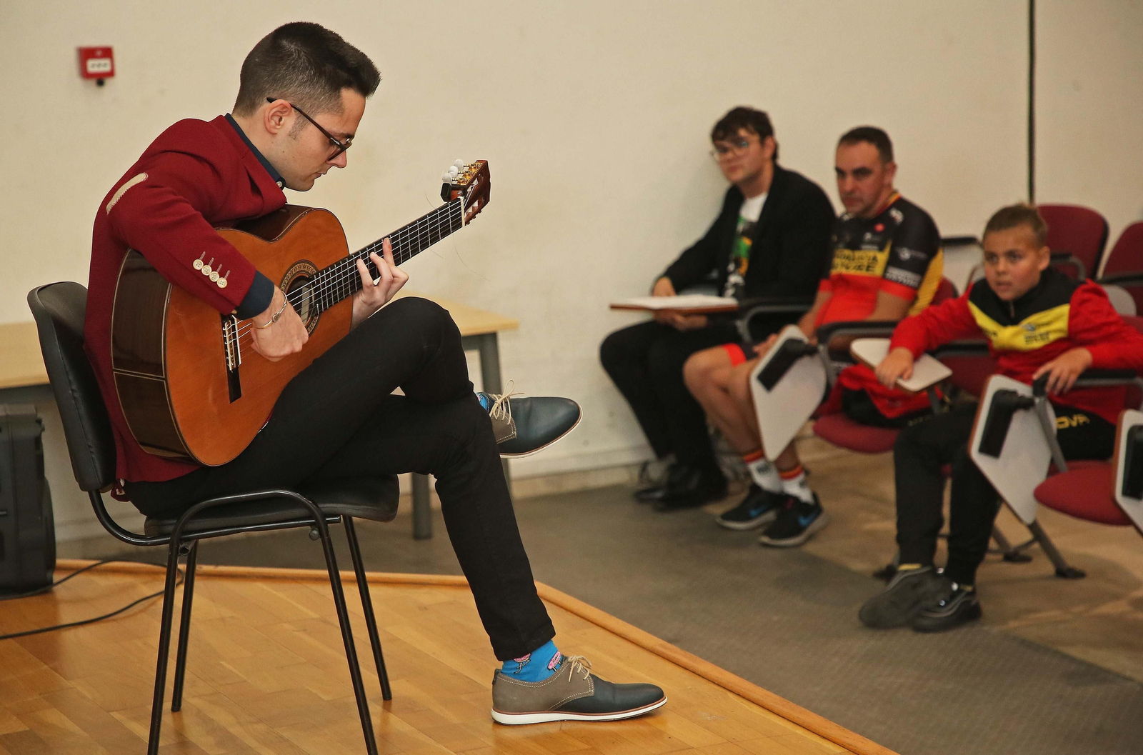 Fotos de la presentación del club de ciclismo 'Andalucía Nature' en Algeciras