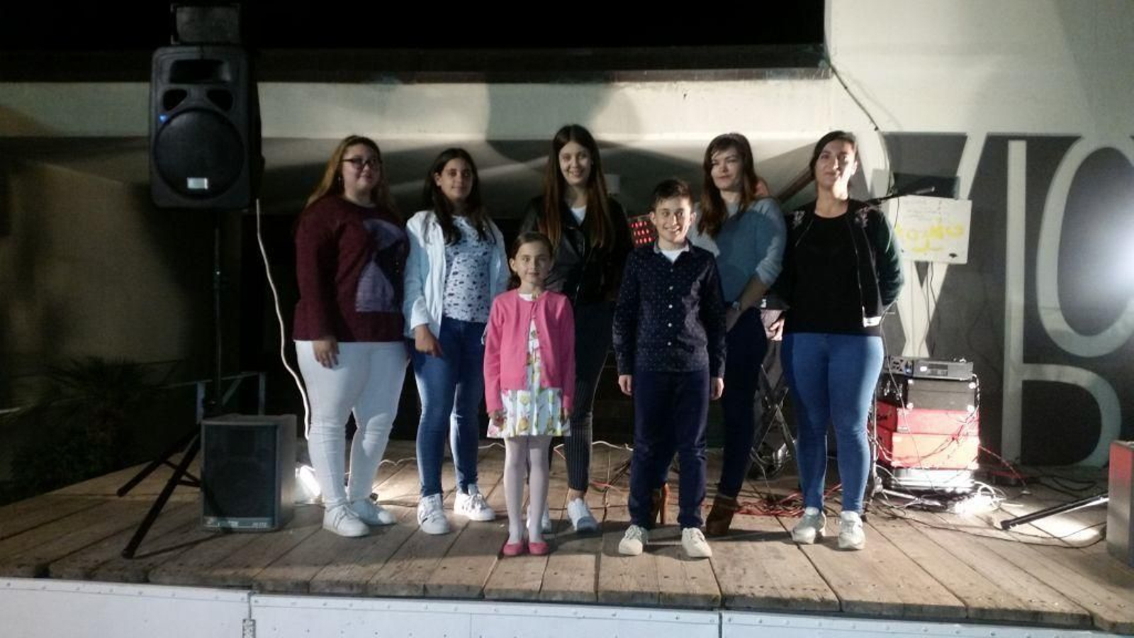 La reina, dama y pareja infantil de las Fiestas de Puebla de Vícar.