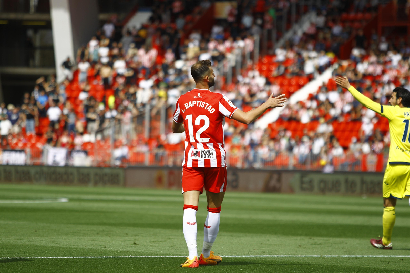 Las mejores imágenes del partido de fútbol U.D. Almería-Villarreal C.F.