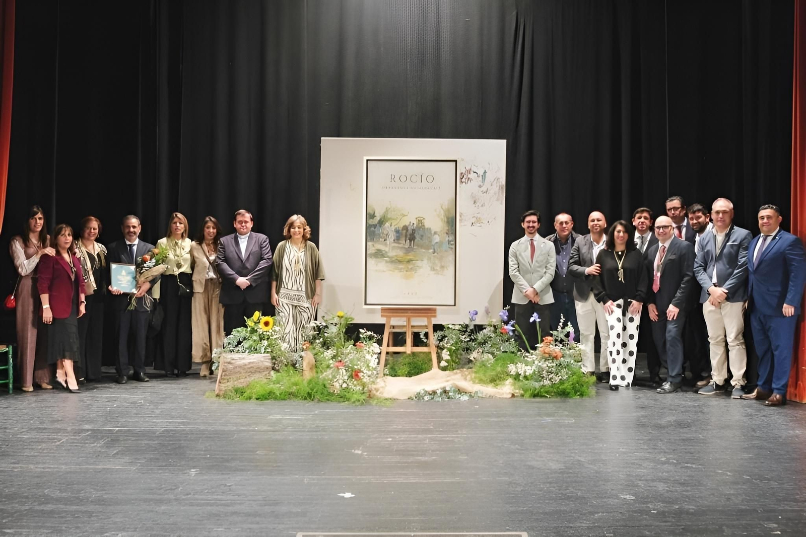 Presentación del cartel de la Hermandad del Rocío de Ayamonte.