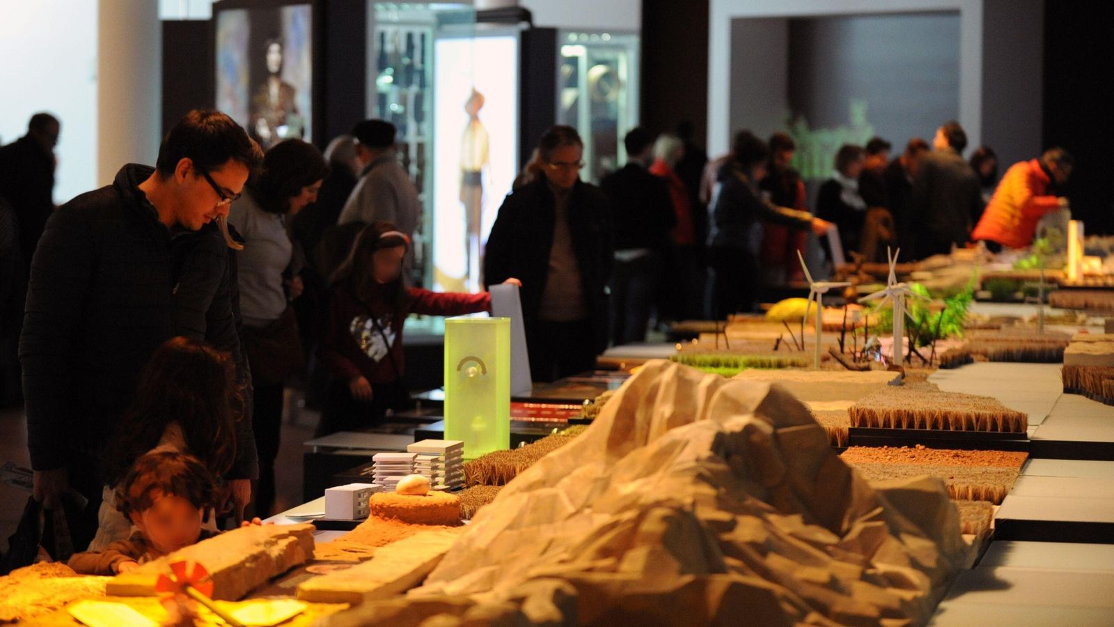 Hay una gran variedad de exposiciones dentro de cada sala