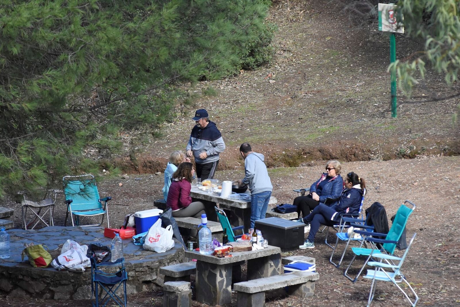 Las imágenes de los peroles por San Rafael en Los Villares