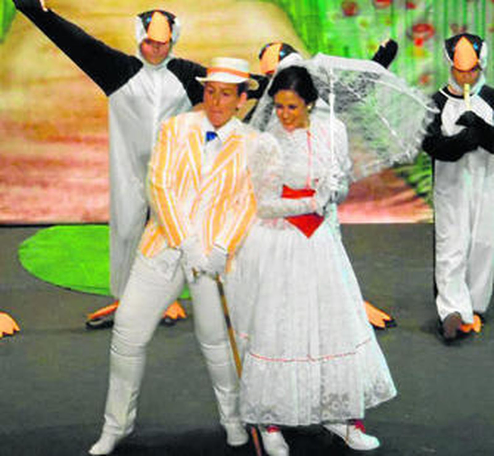 Una escena de la obra musical 'Mary Poppins'.