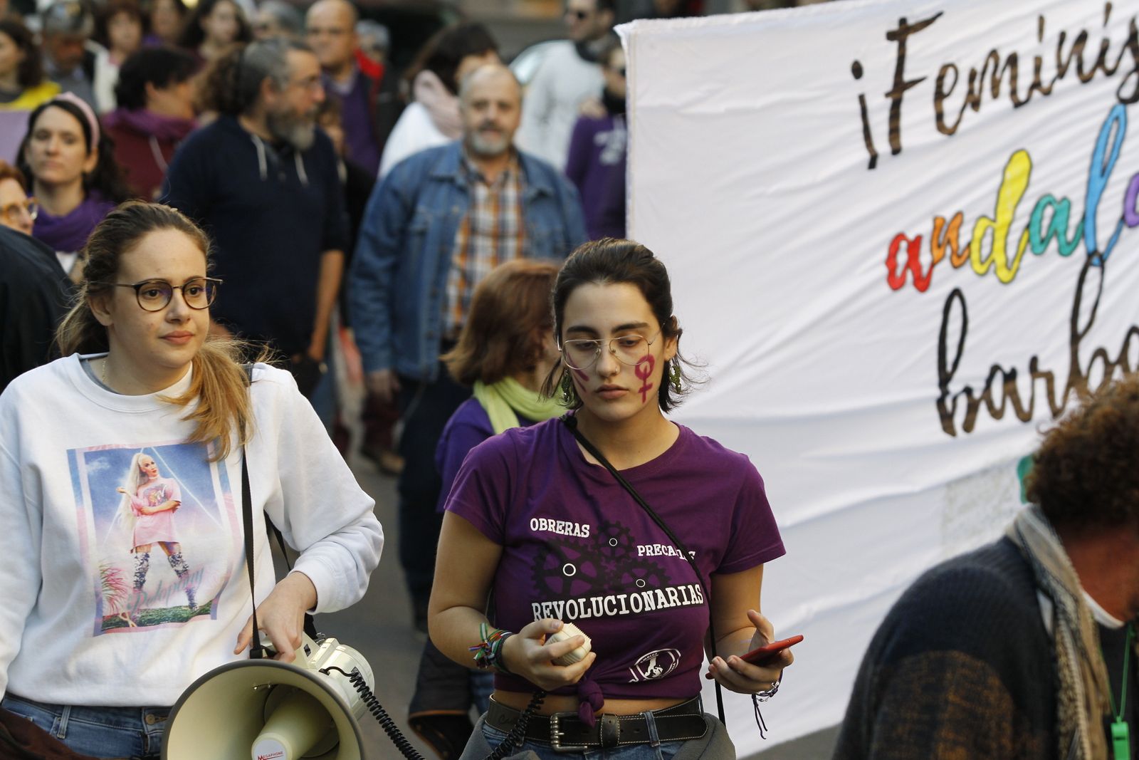 Fotogalería manifestación Día Internacional de la Mujer
