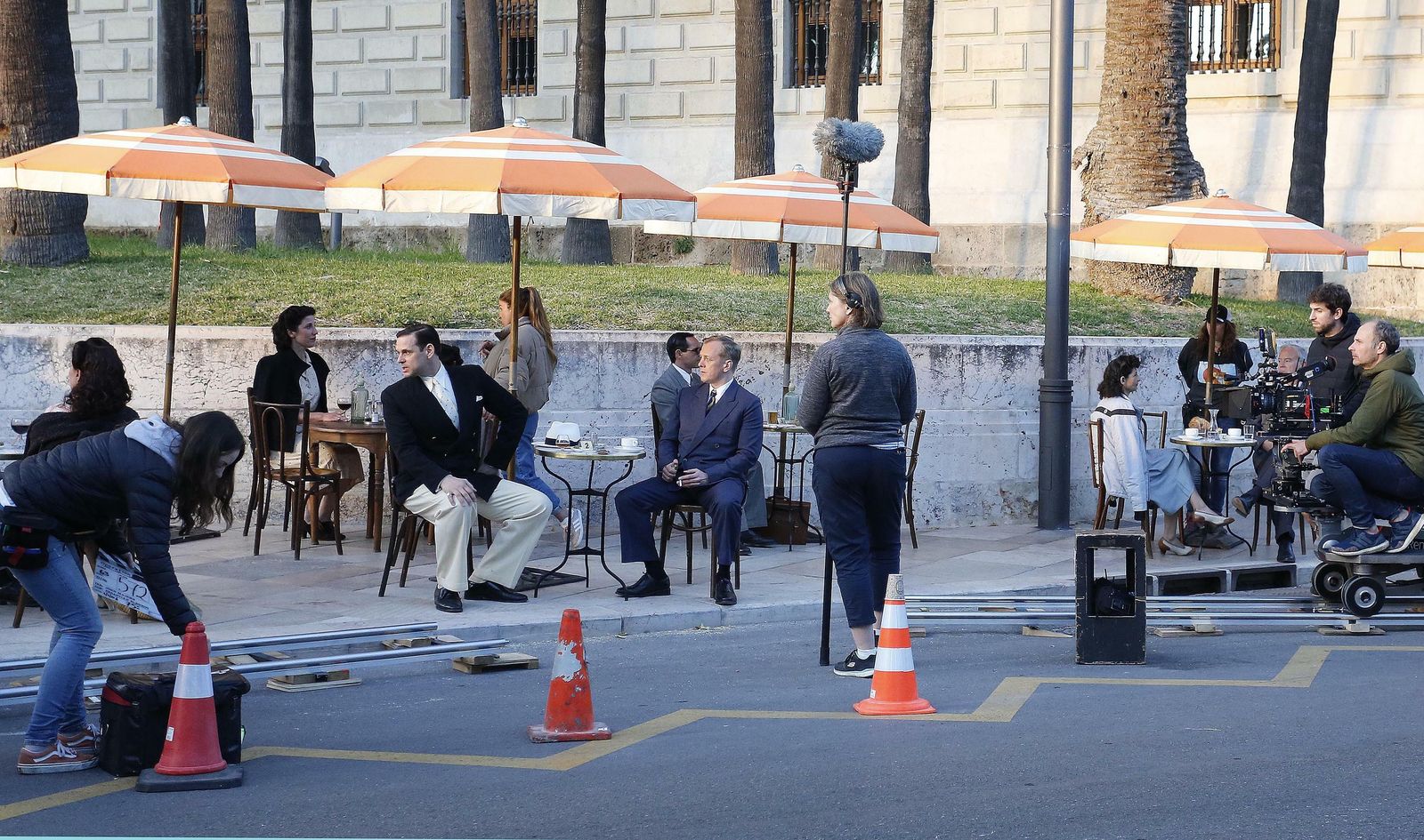 El rodaje de la película ‘Operación Mincemeat’ en Málaga