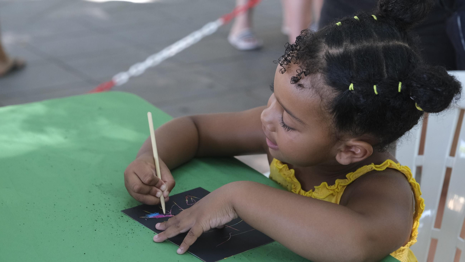 Juegos Tradicionales Infantiles en la Feria de Almería 2024, en imágenes