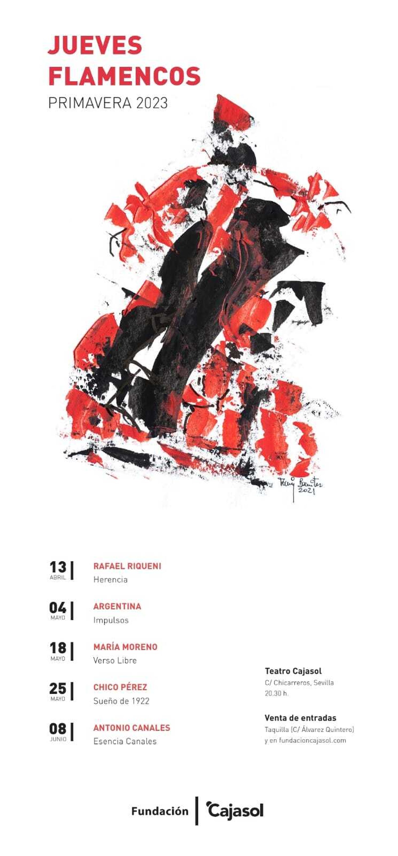 El cartel diseñado por Tony Benítez.