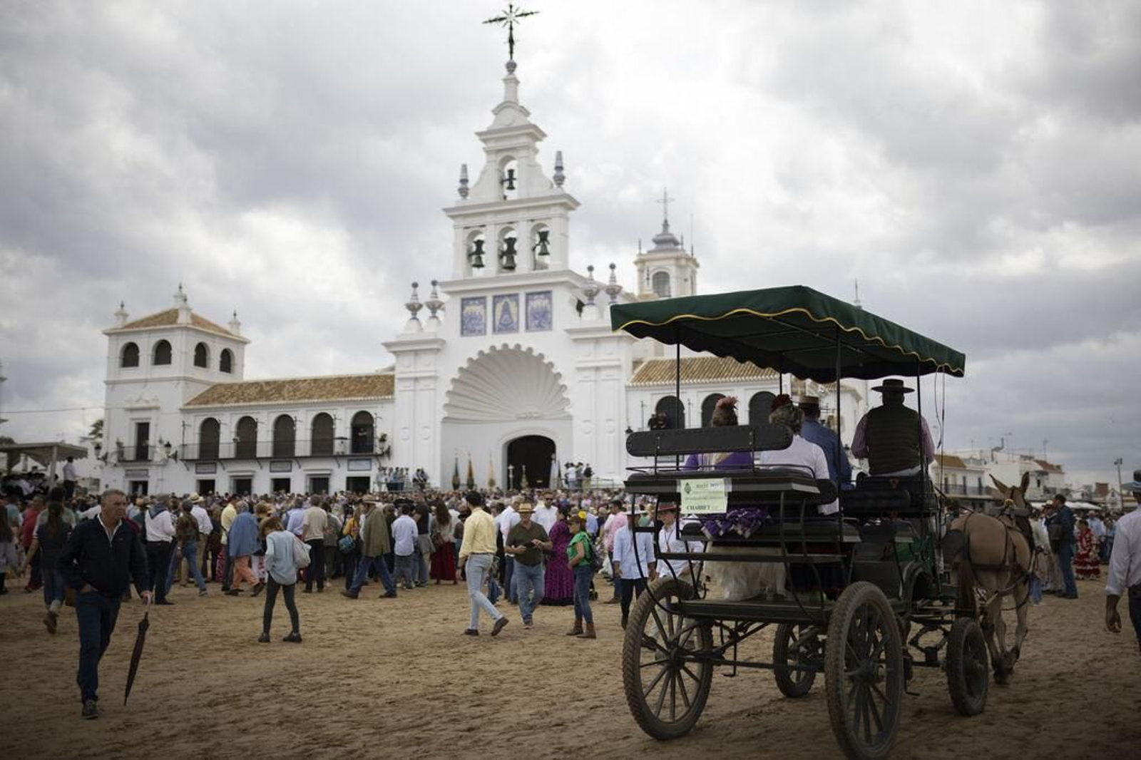 Carro en la Romería del Rocío 2023.