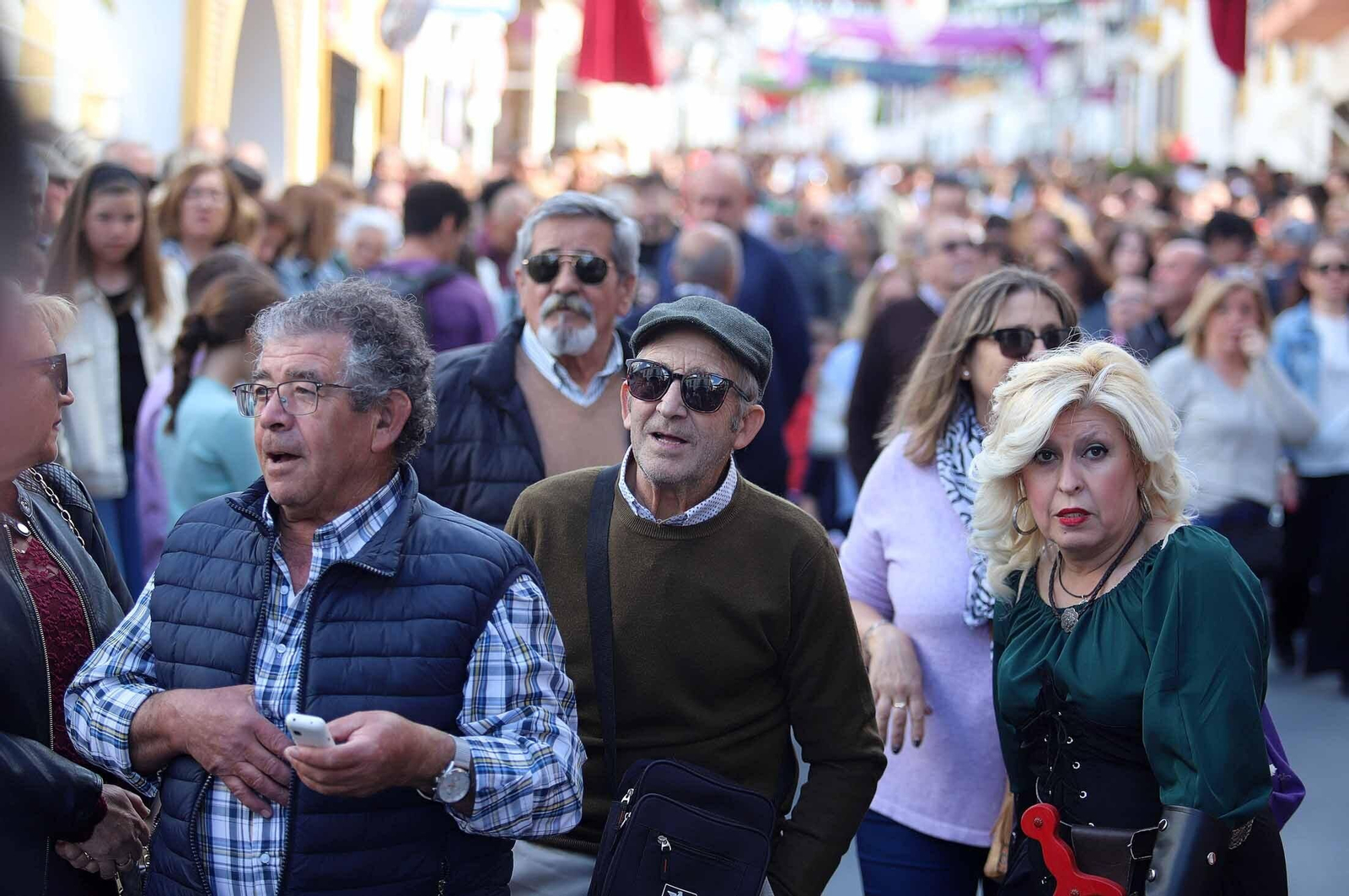 Imágenes del gran ambiente en la Feria Medieval de Palos de la Frontera, Huelva