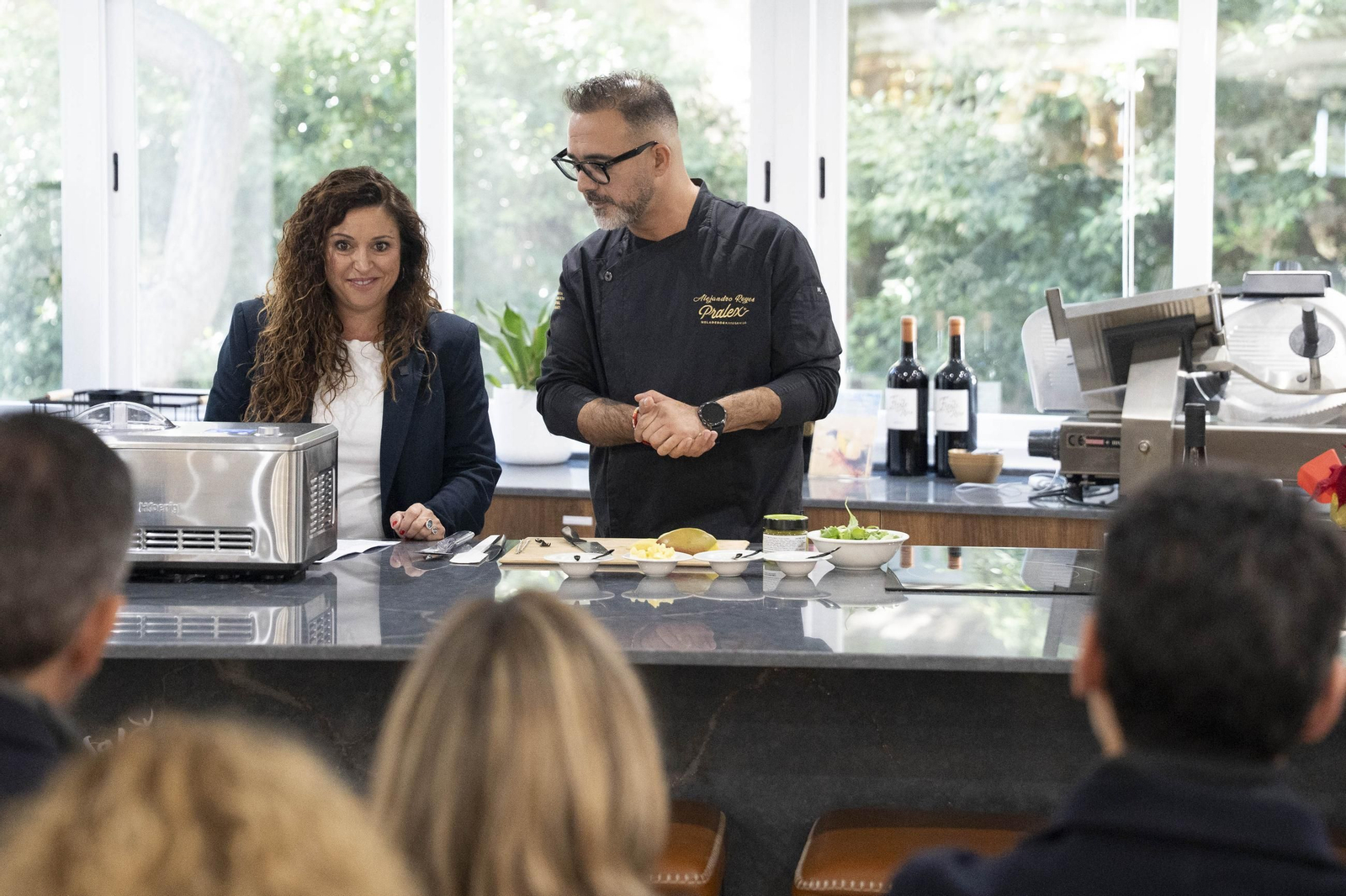 Las imágenes del delicioso sorbete gourmet de Gamba Roja de Alejandro Reyes