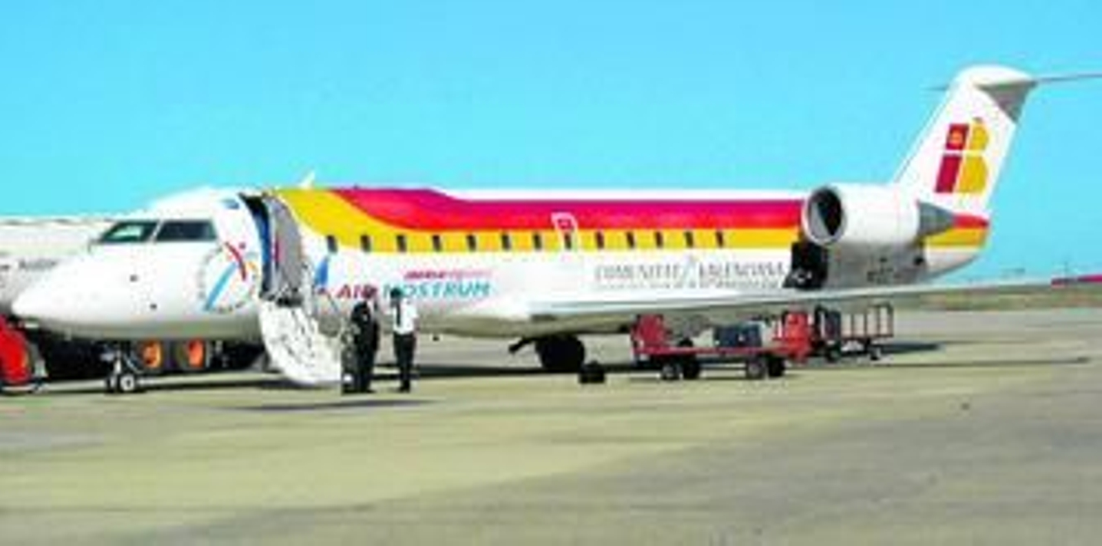 Una de las naves de Air Nostrum, en una imagen de archivo.