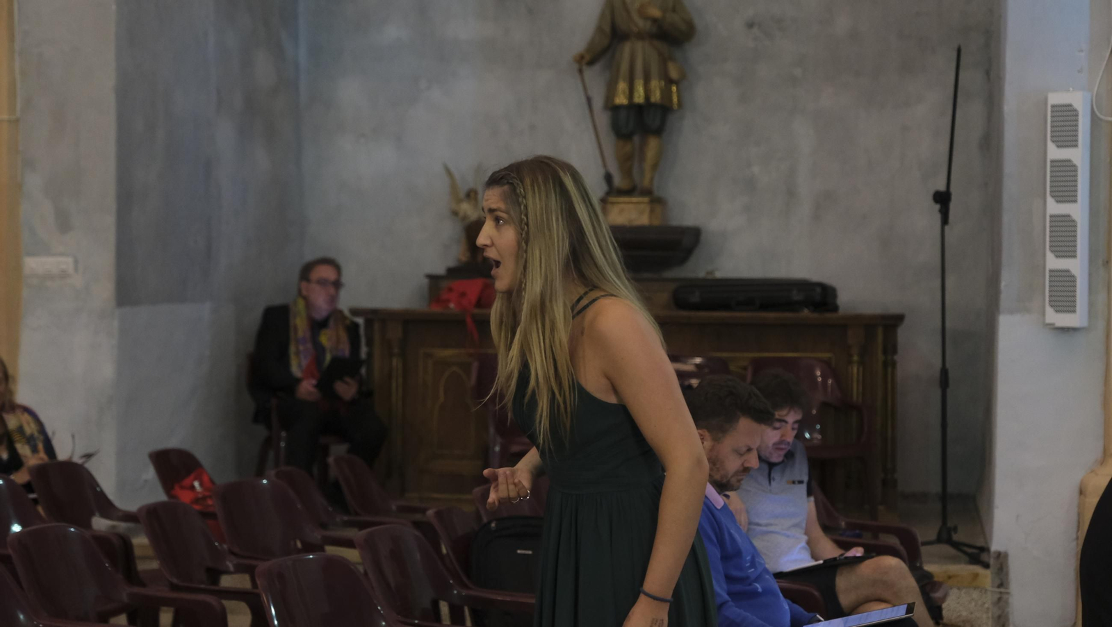 Ensayo general de la ópera de la academia musical de Vélez Blanco, en imágenes