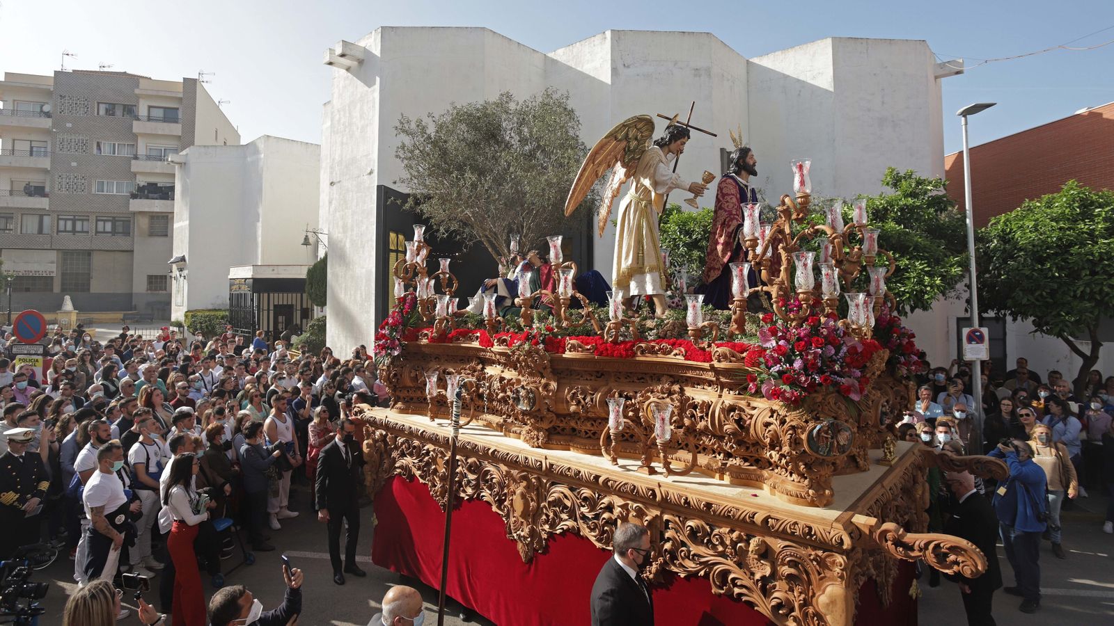Fotos del Domingo de Ramos en Algeciras: Oración en el Huerto