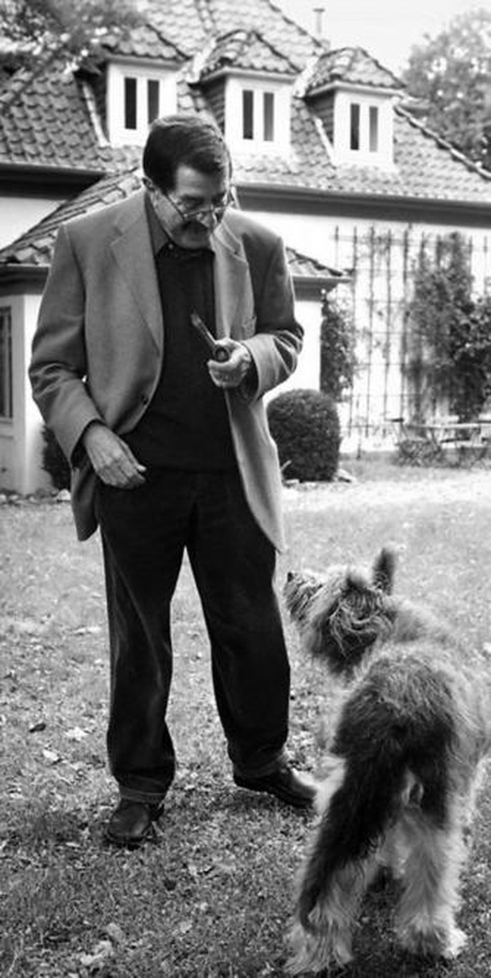 Günter Grass, después de recibir el Nobel de Literatura.