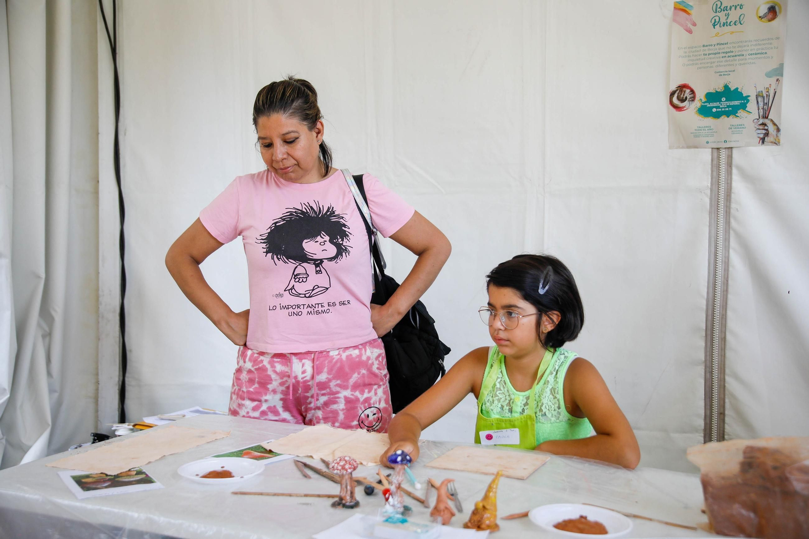 Los talleres infantiles de cerámica de 'Alfaralmería', en imágenes