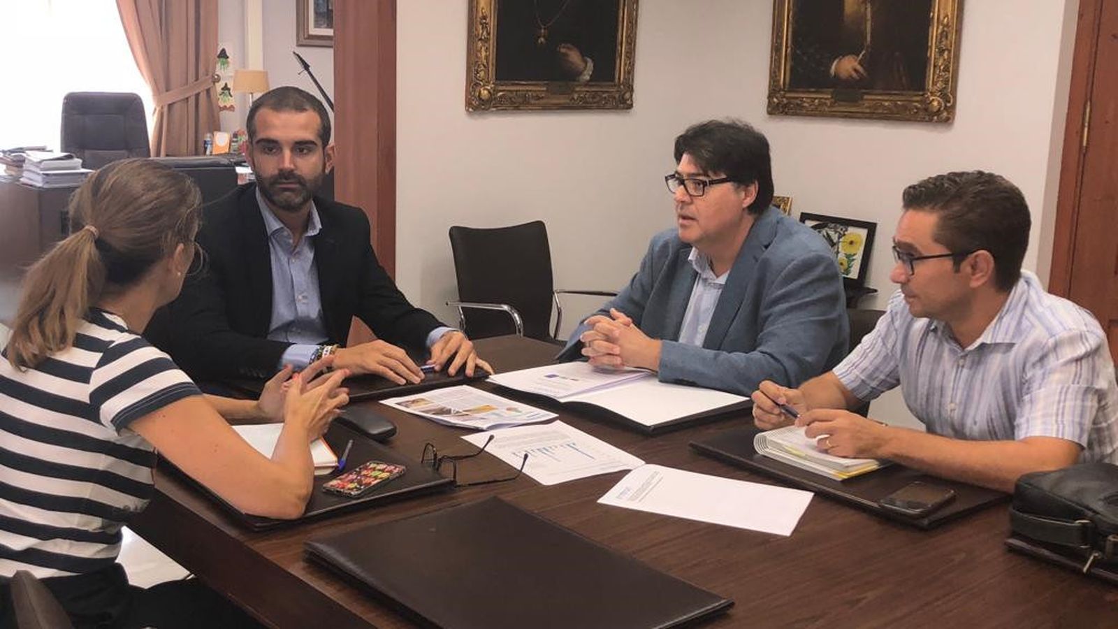 Reunión del alcalde con Endesa