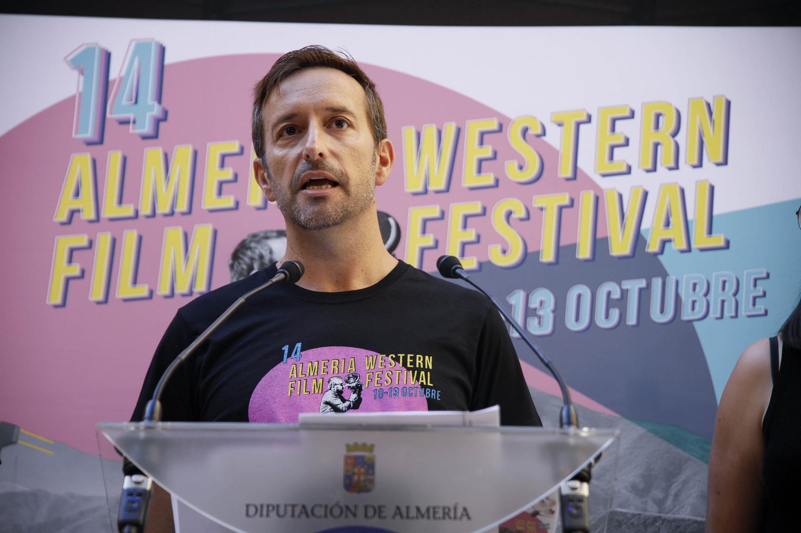 Las imágenes de la presentación de la XIV edición del Almería Western Film Festival