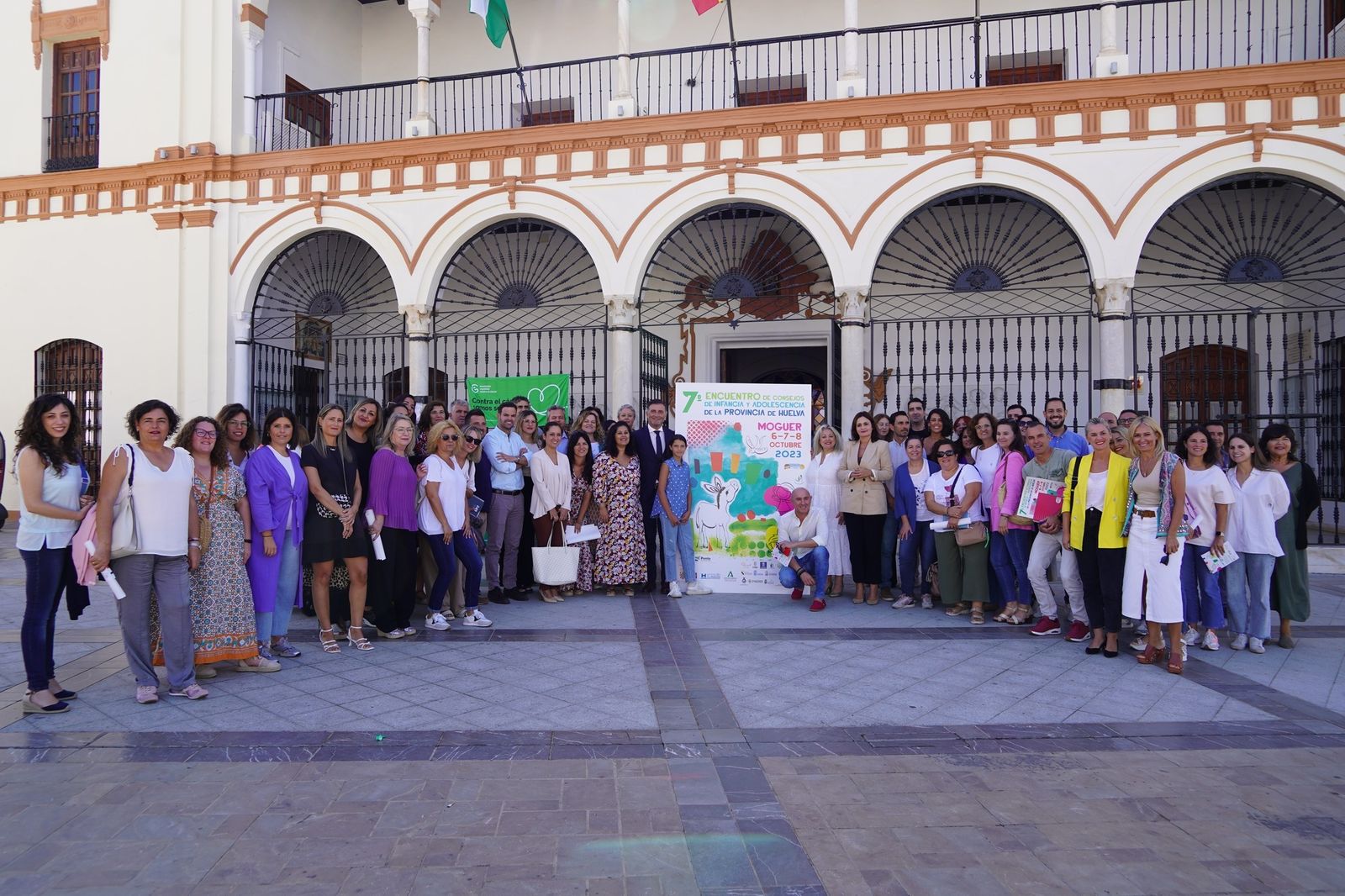 La presentación del encuentro, hace unos días en Moguer.