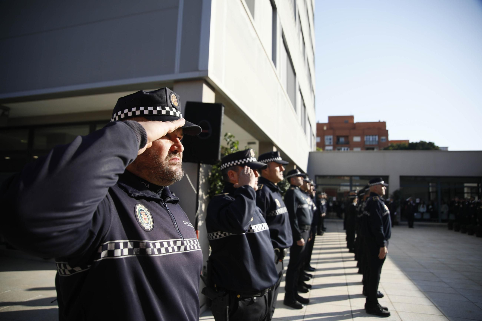 Las imágenes del acto institucional de la Policía Local de Almería con motivo de la festividad de su patrón, San Esteban