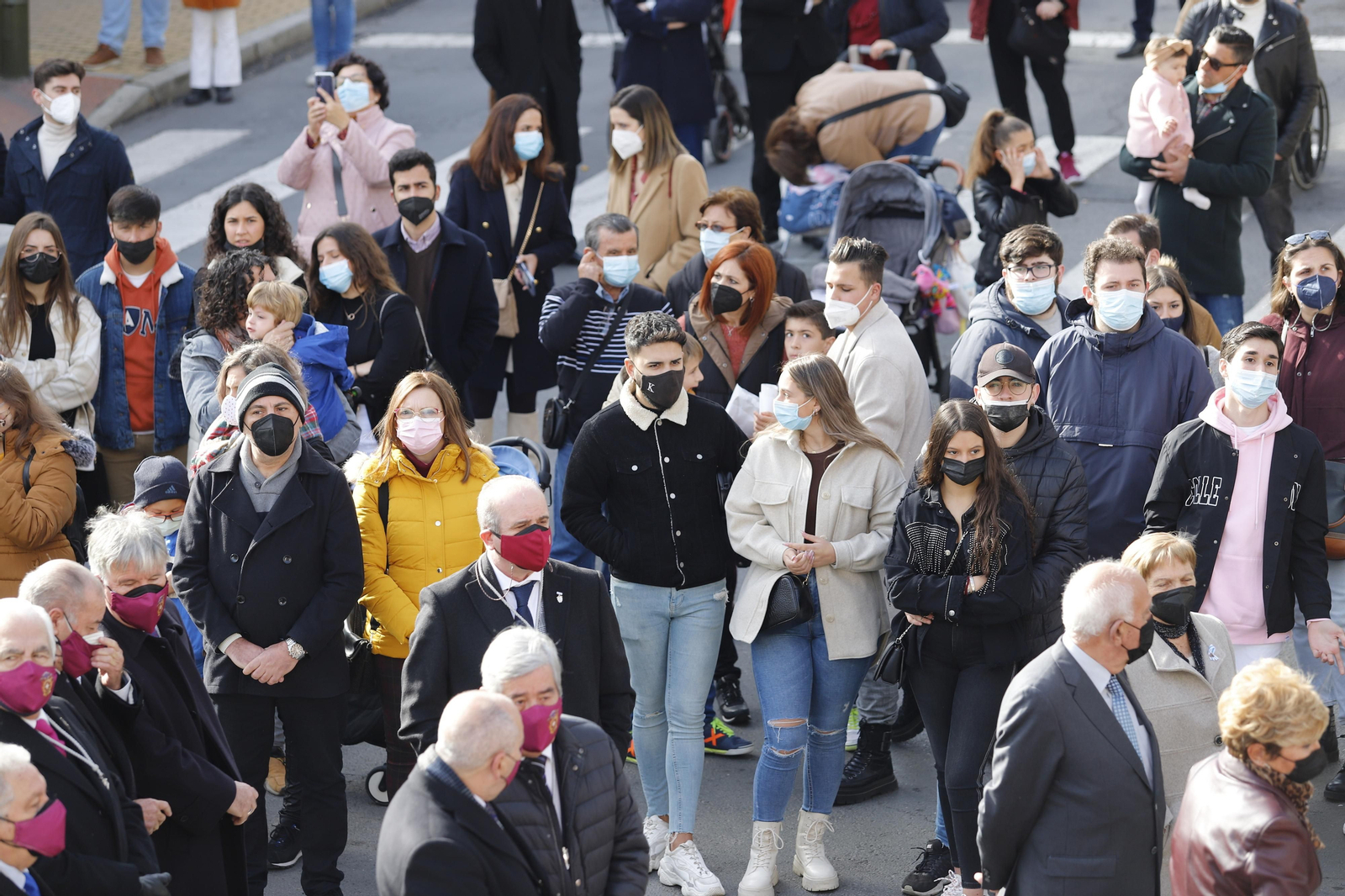 Imágenes del ambiente en la procesión de San Sebastián en Huelva