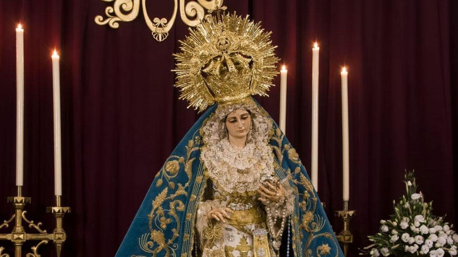 La Virgen del Patrocinio. La Virgen del Patrocinio.