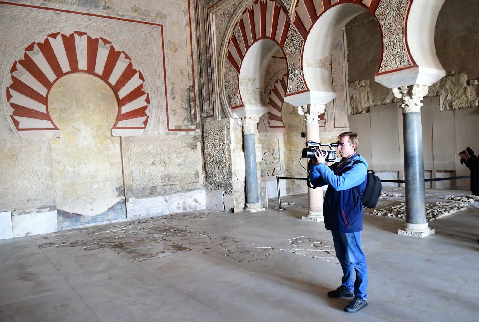 La restauración del Salón Rico de Medina Azahara, en imágenes