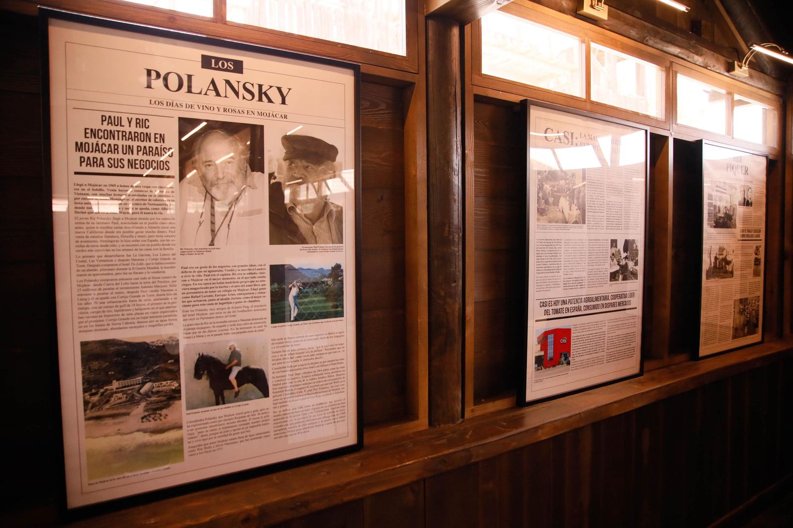 Imágenes del museo a los grandes empresarios y familias históricas de Almería