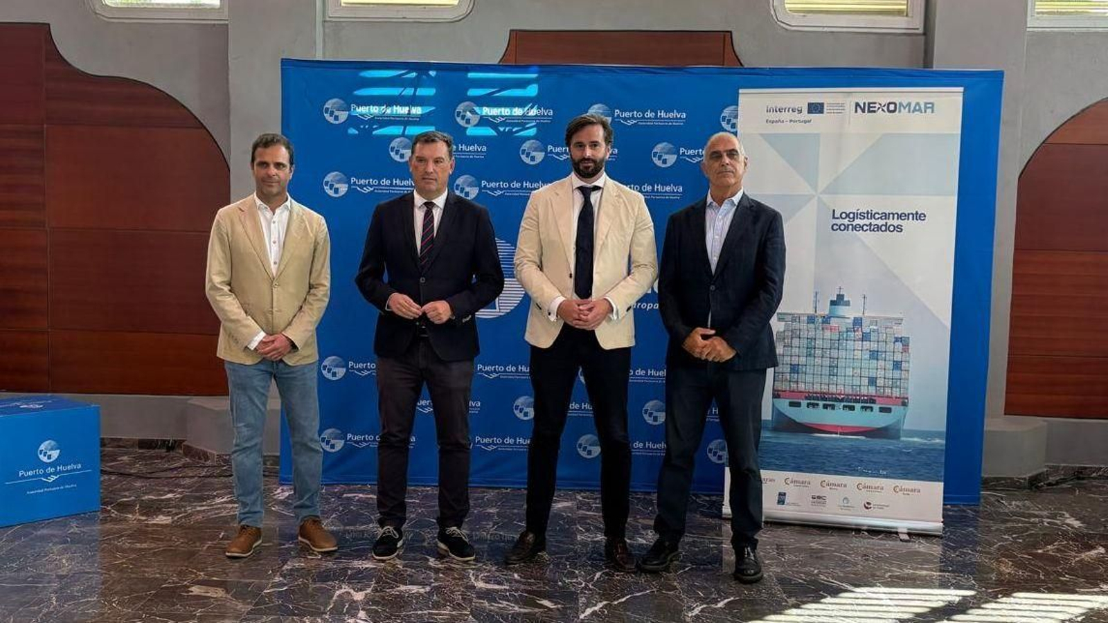 Presentación del mapa de suelo industrial de la provincia en el Puerto de Huelva.