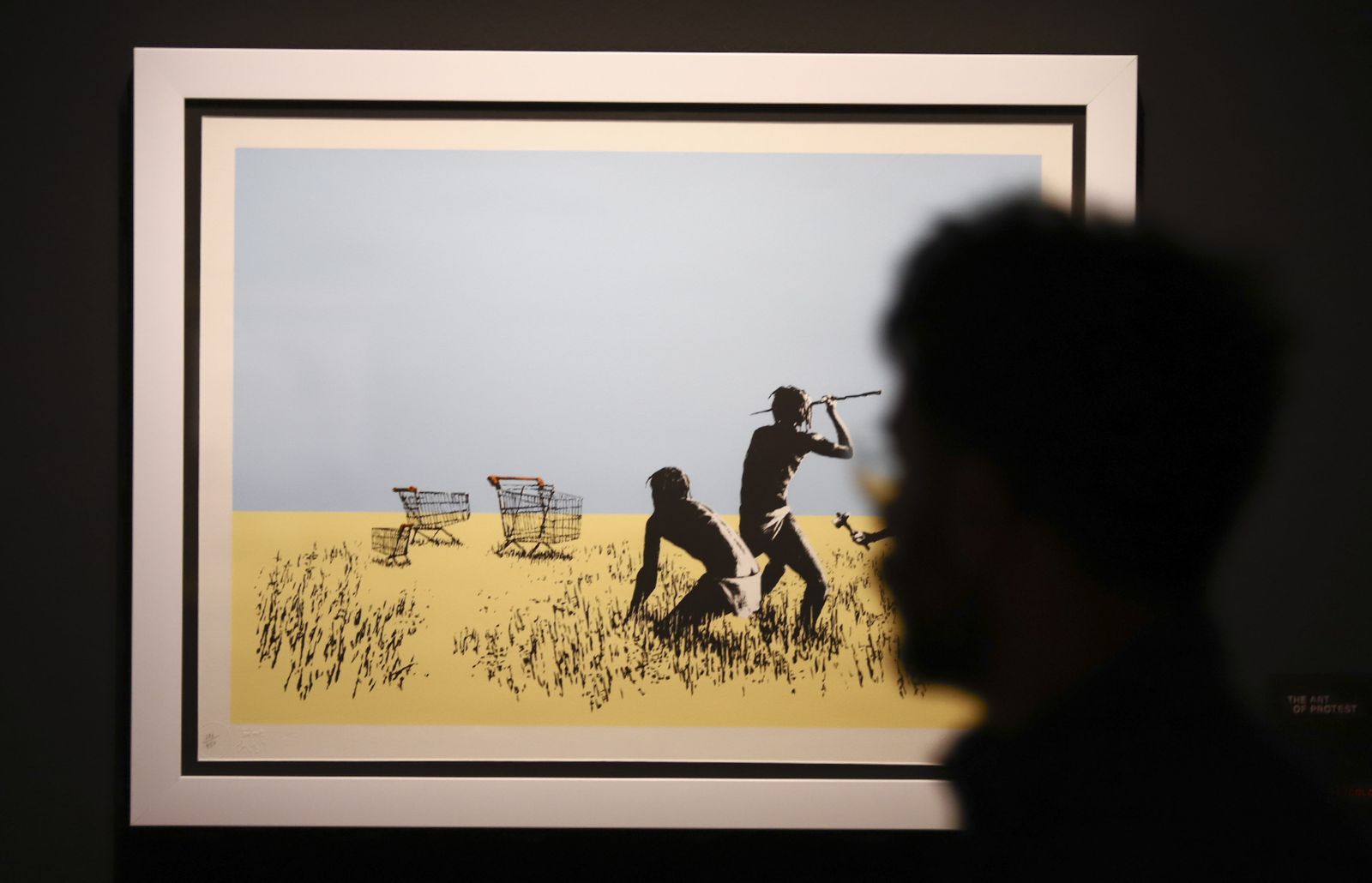 Las fotos de la exposición 'Banksy. The art of protest' en La Térmica, en Málaga