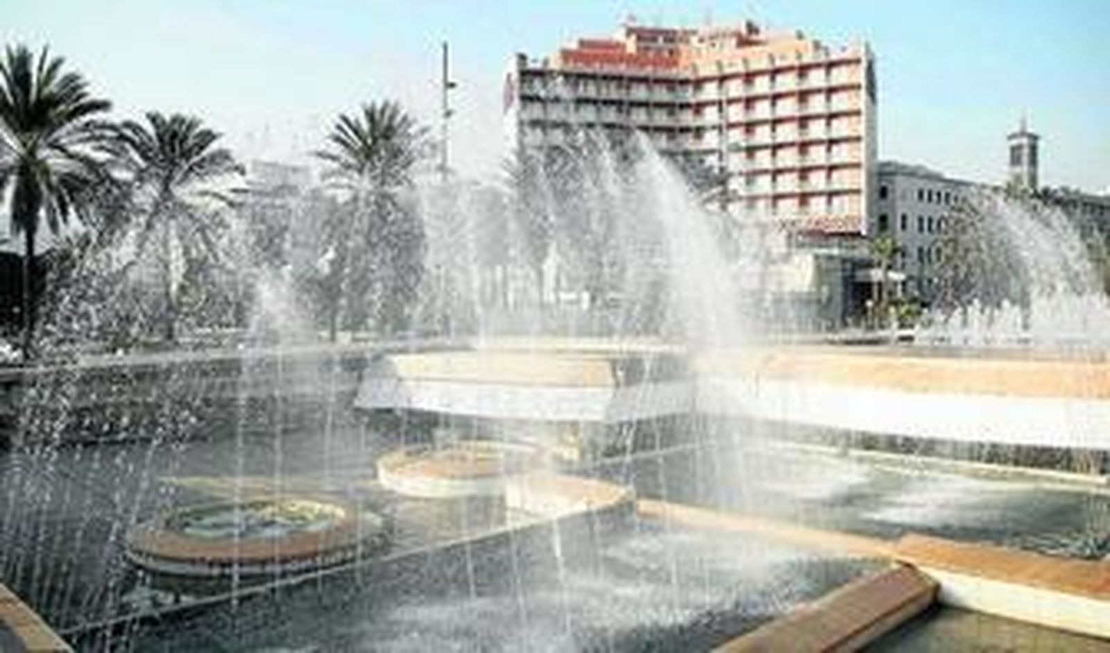 Las tres fuentes complementarias que Medio Ambiente creó en el último tramo de la Rambla la pasada legislatura.