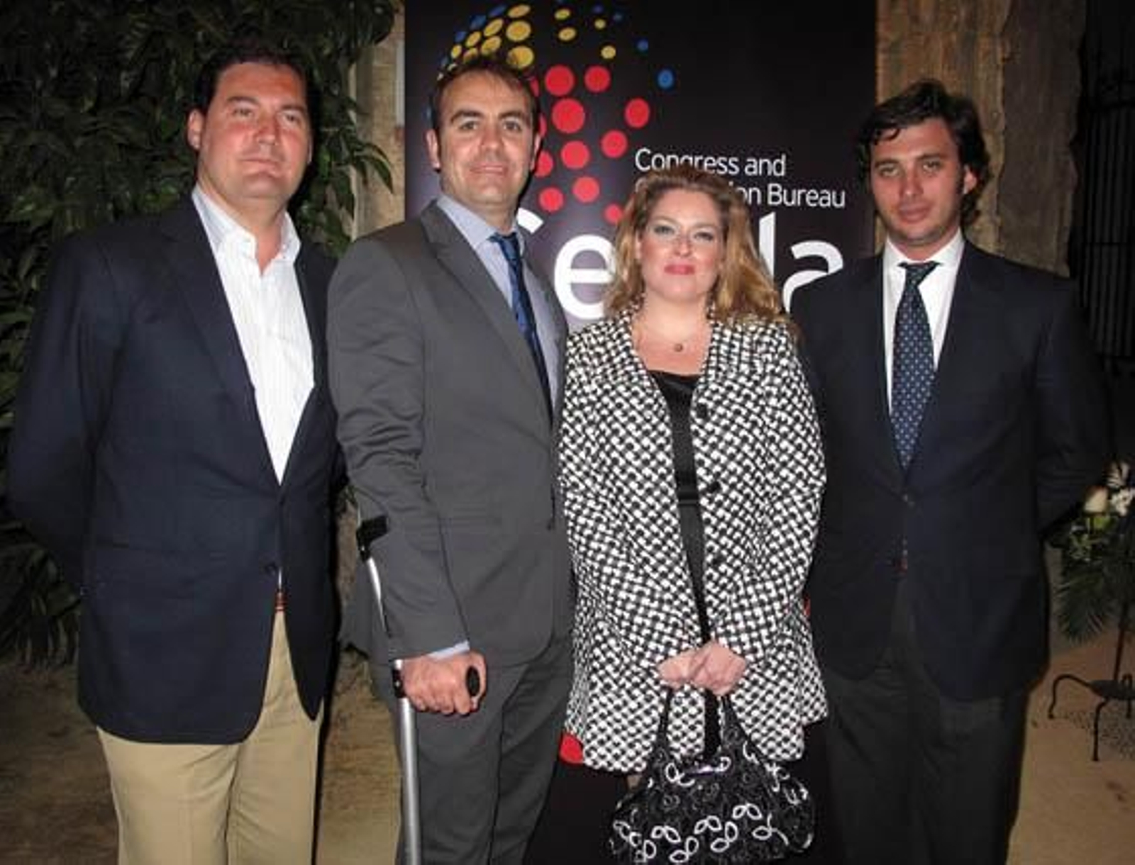 Diego Torres (Catering Merlot), Eduardo López Guimera (Agencia H2E) Lidia Díez Franco (LD Eventos) y Rafael Peralta (Rancho el Rocío).

Foto: Victoria Ramírez