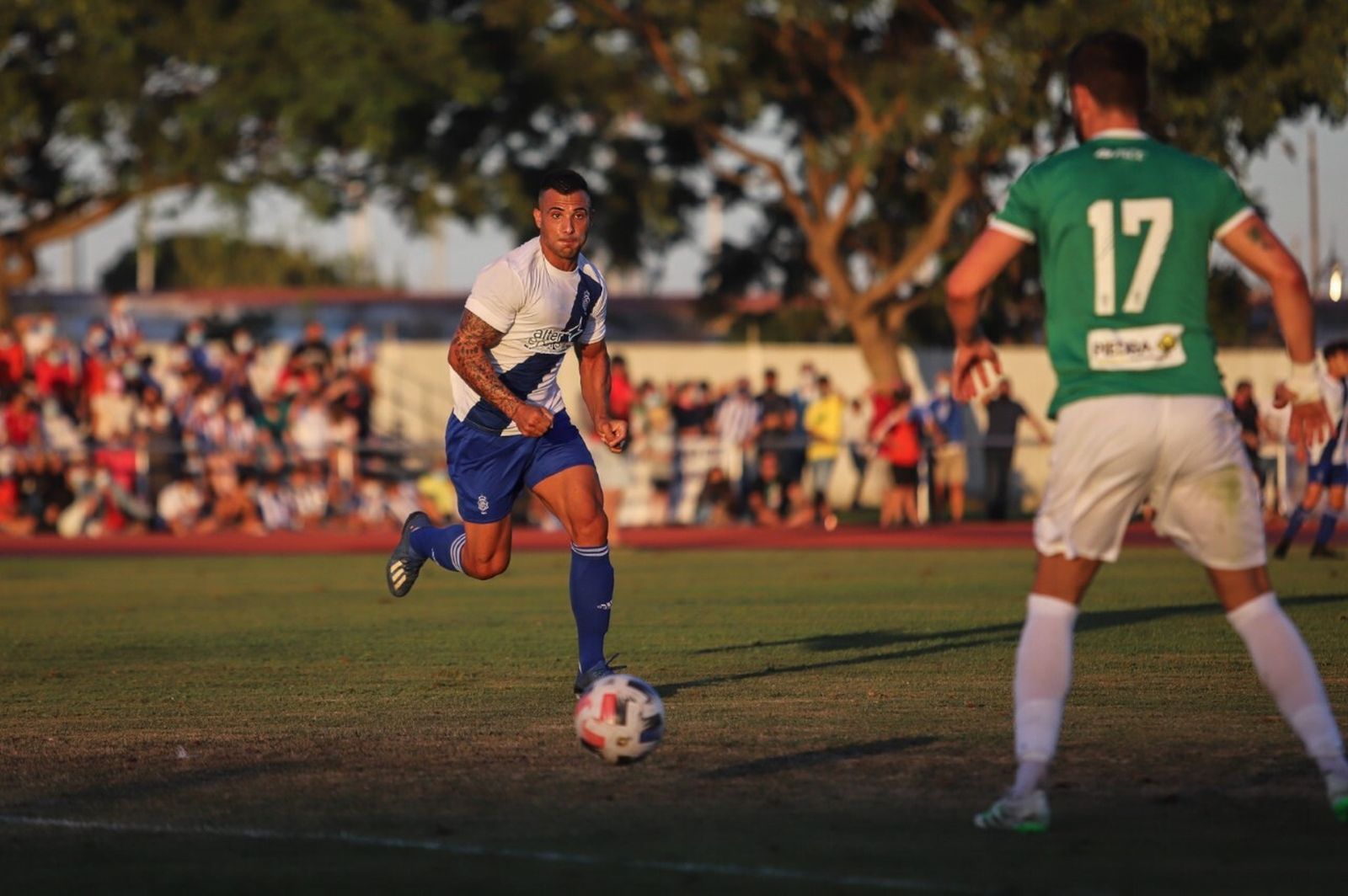 Último partido entre Recre y Córdoba, un amistoso en 2021.