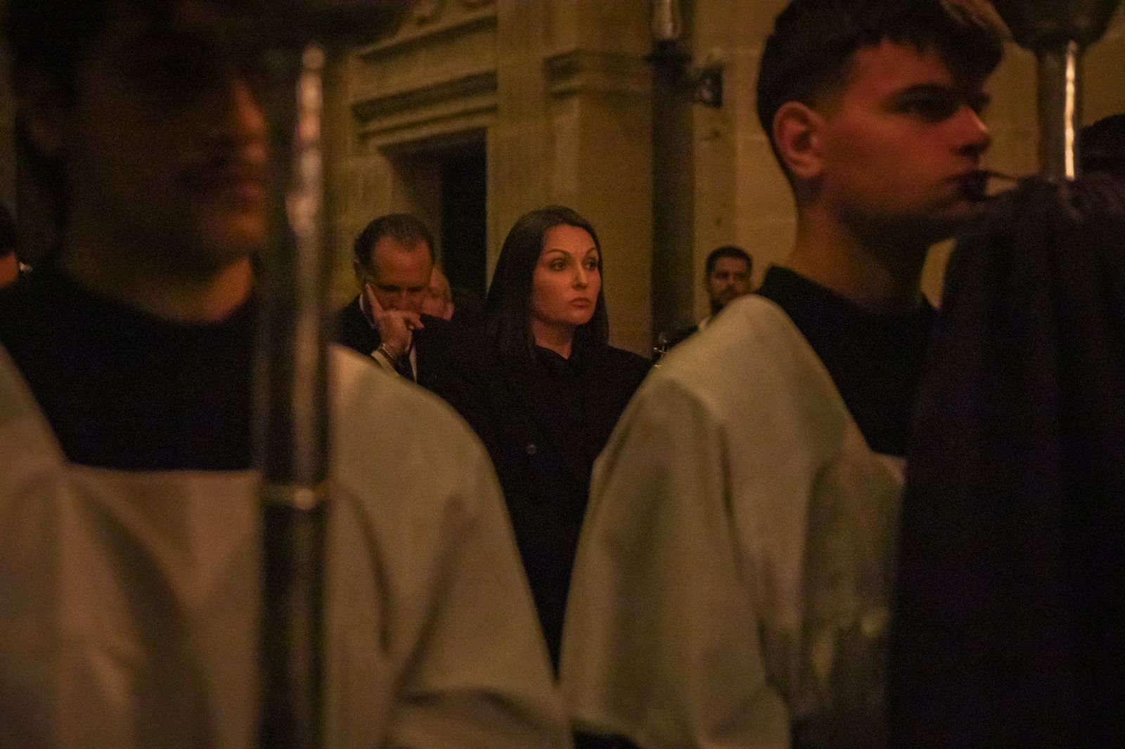 Así fue el viacrucis del Cristo de la Viga por el interior de la Catedral de Jerez