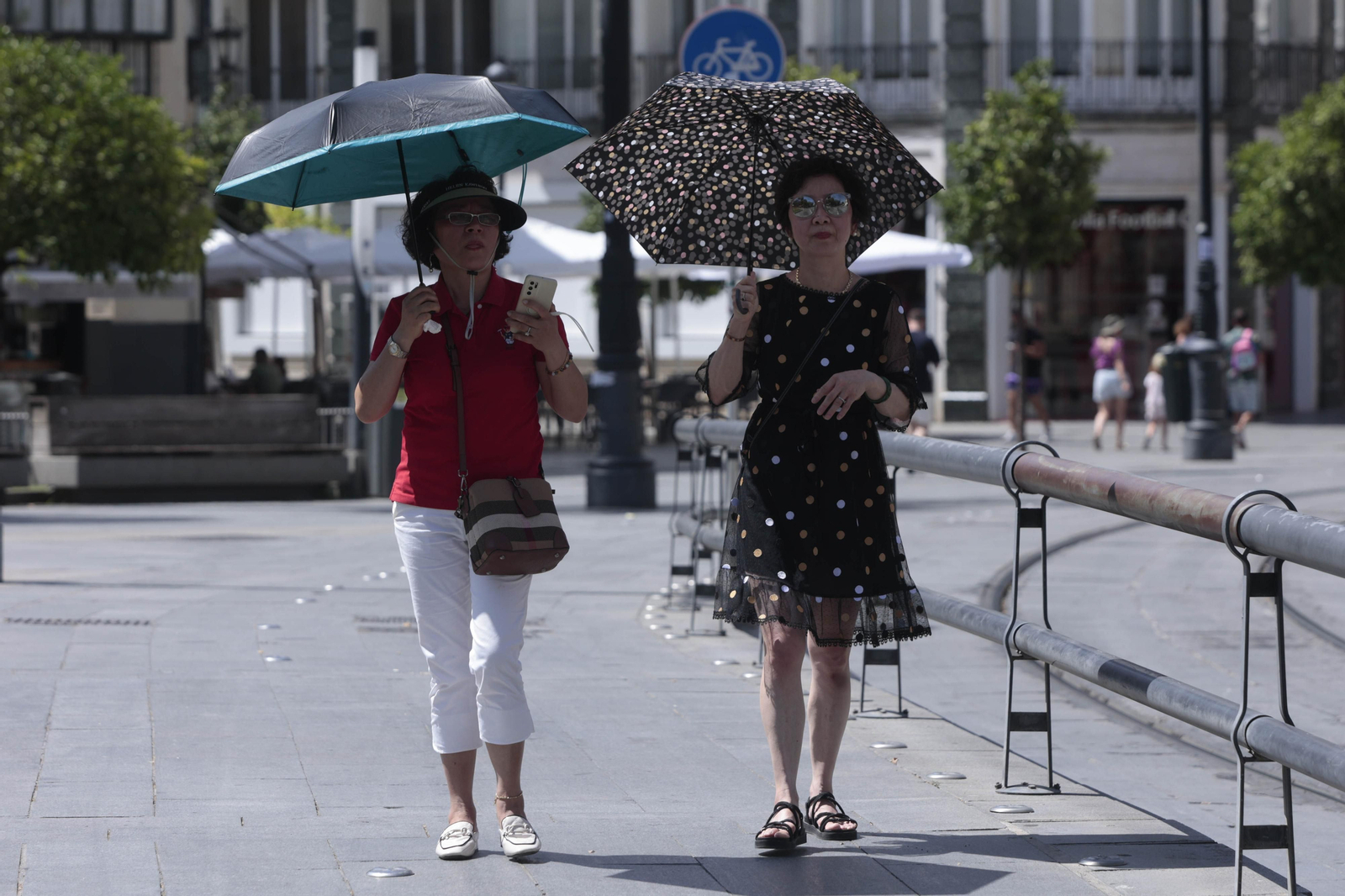 Imágenes de la ola de calor en Sevilla