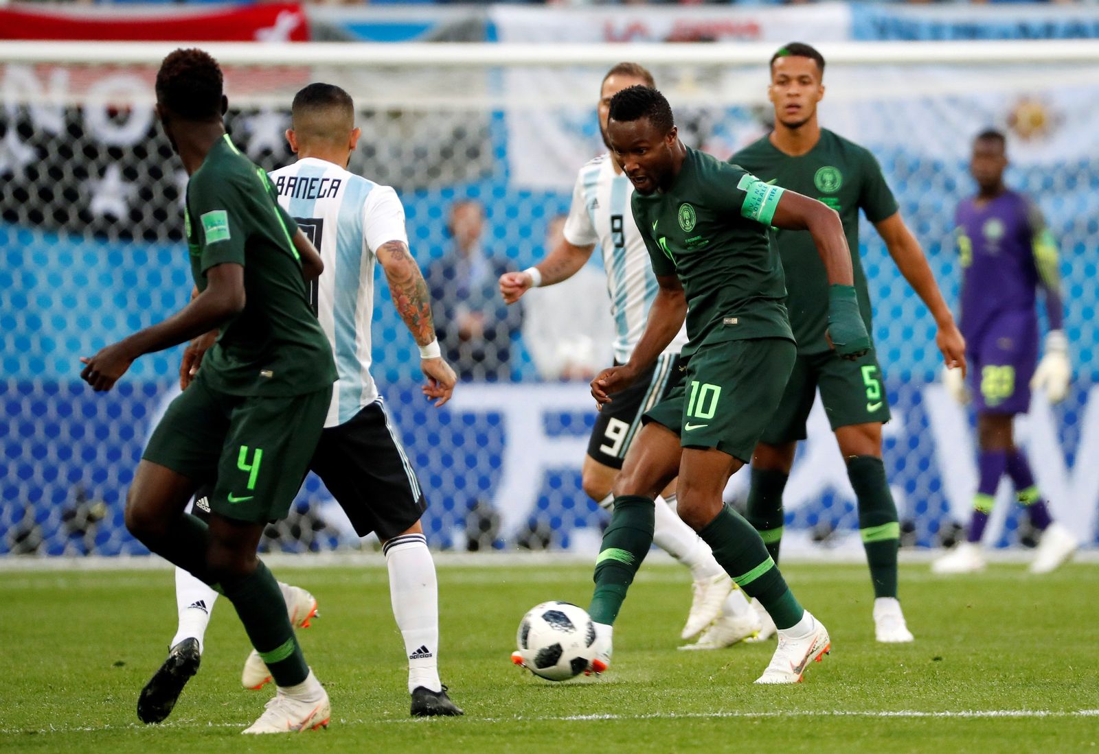 Las imágenes del Nigeria-Argentina