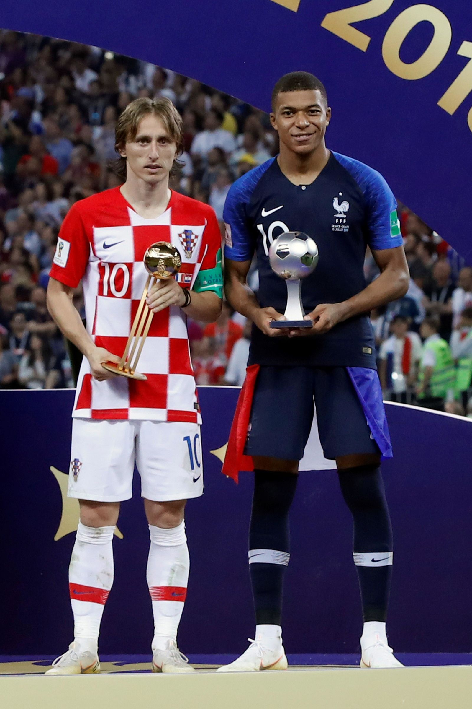 El Francia-Croacia de la final del Mundial de Rusia, en imágenes