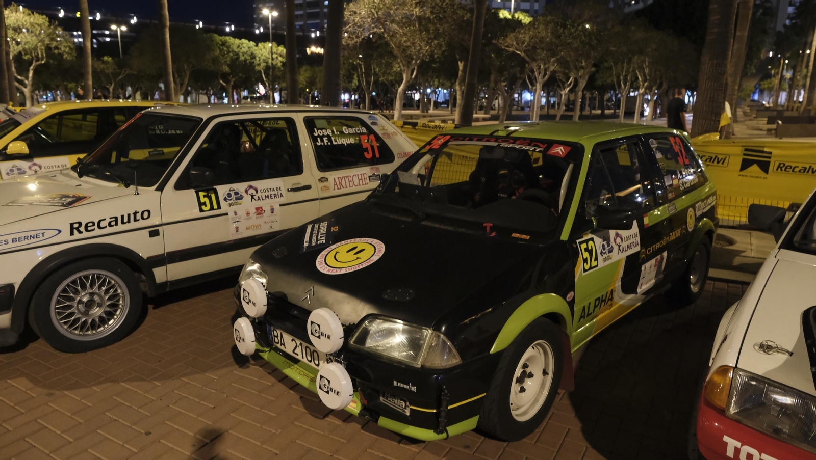 La salida de la 50 edición del Rallye Costa de Almería, en imágenes